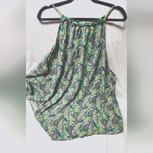 Maurice's tank top, 3X, Paisley